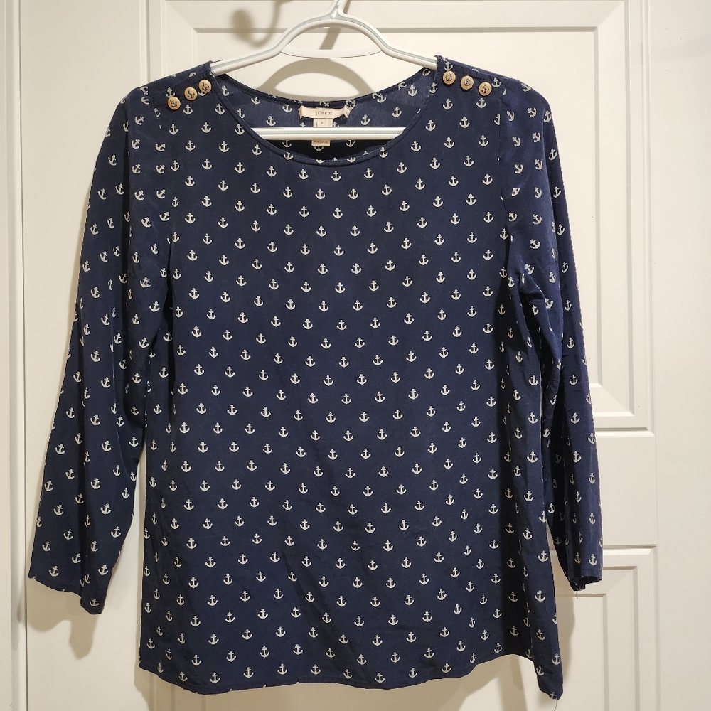 J CREW anchor shirt